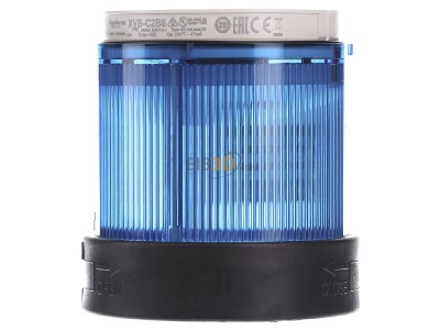 View on the left Schneider Electric XVBC2B6 Continuous light module 24VAC 24VDC blue 
