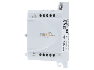 Front view Mitsubishi AL2-4EX PLC digital I/O-module 4In/0Out 
