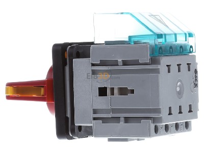 Ansicht rechts Siemens 3LD2022-1TL13 Haupt-/Not-Aus-Schalter 4p. 16A 7,5kW/400V 