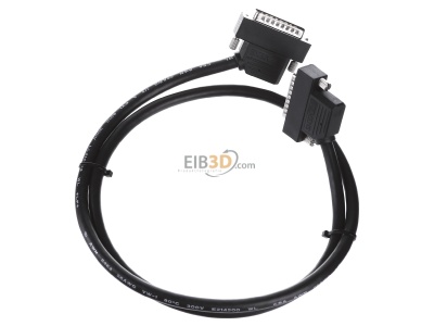 Top rear view Siemens 6ES7368-3BB01-0AA0 PLC connection cable 1m 
