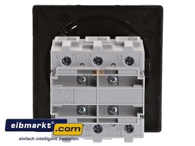 Ansicht hinten Siemens Indus.Sector 3LD2555-0TK51 Hauptschalter 3p. 63A 22kW/400V 