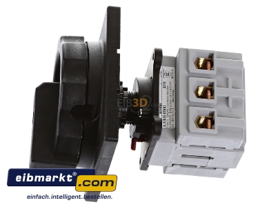Ansicht oben rechts Siemens Indus.Sector 3LD2555-0TK51 Hauptschalter 3p. 63A 22kW/400V 