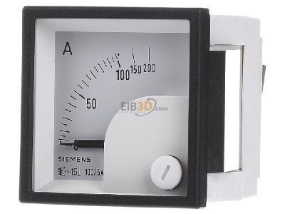 Frontansicht Siemens 3NJ6900-4HD21 Amperemeter 100/5A KL.1 0,6VA 