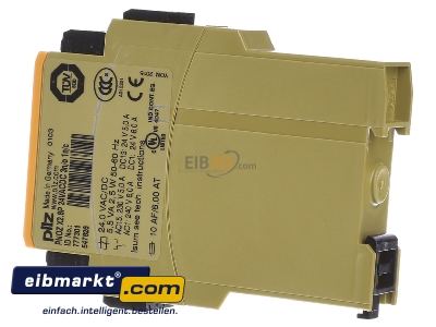 Ansicht rechts Pilz PNOZ X2.8P #777301 Not-Aus-Schaltgert 24VACDC 3n/o 1n/c PNOZ X2.8P 777301