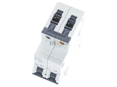 Ansicht oben vorne Siemens 5SY5206-6 LS-Schalter AC/DC B6A,2pol,T=70,10kA 