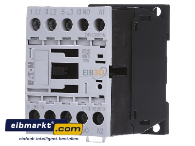 Frontansicht Eaton (Moeller) DILM9-10(24V50/60HZ) Leistungsschtz 1S 4kW/400V,AC 