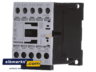 Frontansicht Eaton (Moeller) DILM9-10(24V50HZ) Leistungsschtz 1S 4kW/400V,AC 