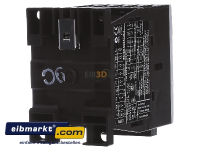 Ansicht hinten Eaton (Moeller) DILM9-10(24V50HZ) Leistungsschtz 1S 4kW/400V,AC 