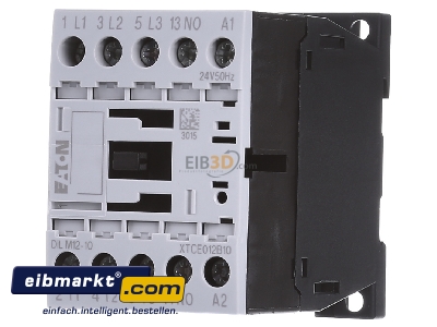 Frontansicht Eaton (Moeller) DILM12-10(24V50HZ) Leistungsschtz 1S 5,5KW/400V,AC 