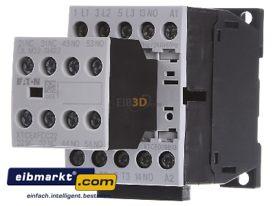 Frontansicht Eaton (Moeller) DILM9-32(230V50HZ) Leistungsschtz 3S2 4kW/400V,AC 