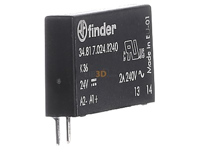View on the left Finder 34.81.7.024.8240 Optocoupler 2A 
