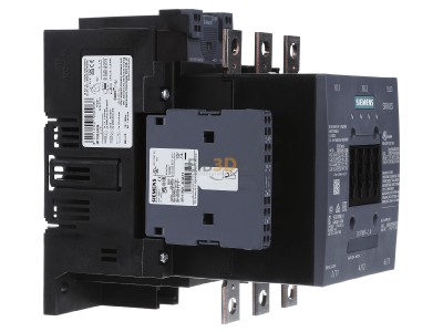 View on the left Siemens 3RT1055-2AB36 Magnet contactor 150A 23...26VAC 
