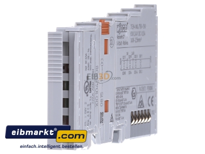 Front view WAGO Kontakttechnik 750-530 Fieldbus digital module 0 In / 8 Out
