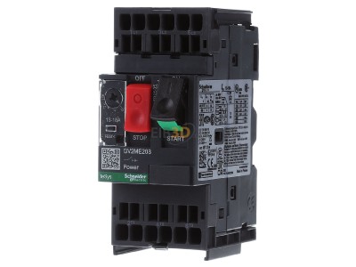 Front view Schneider Electric GV2ME203 Motor protection circuit-breaker 18A 
