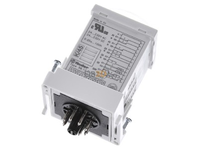 Top rear view Finder 88.12.0.230.0002 Timer relay 0,05...360000s AC 24...230V 
