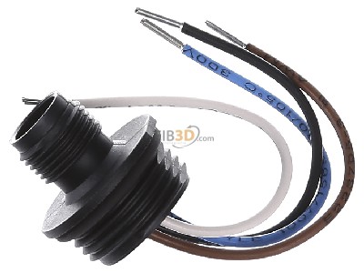 Ansicht oben rechts Eaton M12A Anschlussstecker M12x1,IP65,230V/4A 