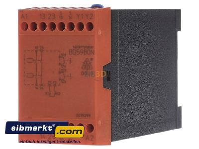 Frontansicht Dold&Shne BD5980N.02 AC50/60HZ 2-Handsicherheitsrelais AC50/60HZ 230V 