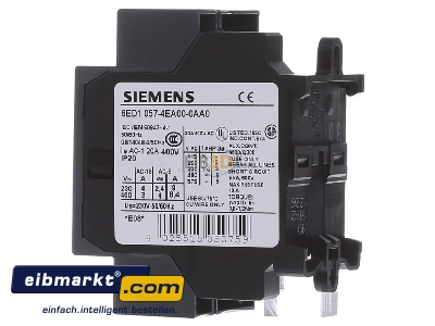 View on the right Siemens Indus.Sector 6ED1057-4EA00-0AA0 Logic module
