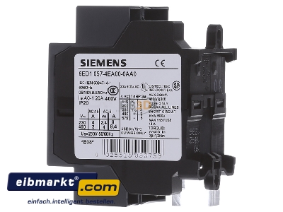 Ansicht rechts Siemens Indus.Sector 6ED1057-4EA00-0AA0 LOGO!6/7 Bis 20A 