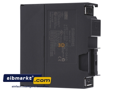 View on the right Siemens Indus.Sector 6ES7323-1BL00-0AA0 PLC digital I/O-module 16In/16Out - 
