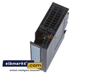 View up front Siemens Indus.Sector 6ES7332-5HB01-0AB0 PLC analogue I/O-module 0 In / 2 Out
