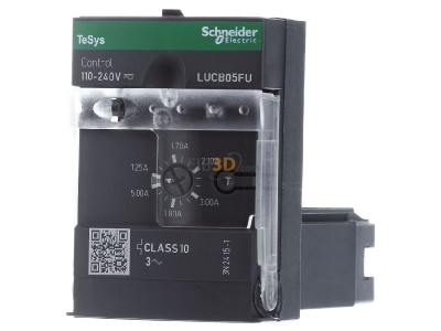 Front view Schneider Electric LUCB05FU Motor starter combination 1,5kW 
