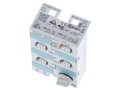 Ansicht oben vorne Siemens 3RK1400-1BQ20-0AA3 AS-Interface Kompaktmodul K45,2E/2A,IP67 