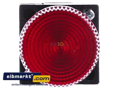 Front view Siemens Indus.Sector 3SB2204-6BC06 Indicator light red 5...60VAC/DC
