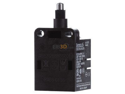 Back view Siemens 3SE5250-0BC05 Plunger switch IP20 

