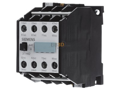 Front view Siemens 3TH4293-0AF0 Contactor relay 110VAC 0VDC 3NC/ 3 NO 
