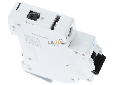 Ansicht oben links Eaton FAZ-C4/1-DC Leitungsschutzschalter C 4A DC 1p 