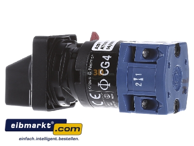 View on the right Kraus&Naimer CG4 A201-600 FS2 Off-load switch 2-p 10A 
