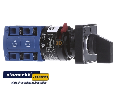 View on the left Kraus&Naimer CG4 A211-621 FS2 Off-load switch 2-p 10A
