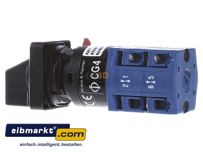 View on the right Kraus&Naimer CG4 A211-621 FS2 Off-load switch 2-p 10A

