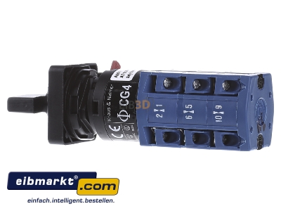 View on the right Kraus&Naimer CG4 A261-600 FS2 Off-load switch 2-p 10A
