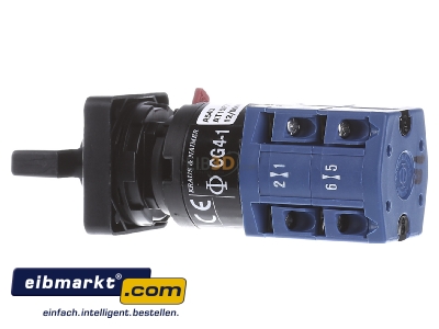 View on the right Kraus&Naimer CG4-1 A543-600 FS2 12-step control switch 1-p 10A
