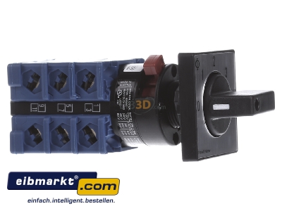 View on the left Kraus&Naimer CH10 A261-600 FT2 Off-load switch 2-p 20A
