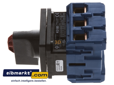 View top right Off-load switch 3-p 100A KG100 T103/04 E Kraus&Naimer KG100 T103/04 E
