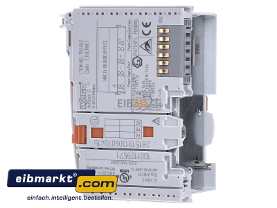 Ansicht rechts WAGO Kontakttechnik 750-842 Feldbuscontroller Ethernet TCP/IP 10MB 