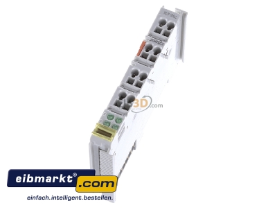 Ansicht oben rechts WAGO Kontakttechnik 750-414 Digitale Eingangsklemme 4-Kanal DC5V 2-Leit. 