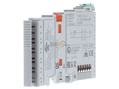 Ansicht links WAGO 750-492 Analog Eingangsklemme 2-Kanal 4-20mA Diff. 