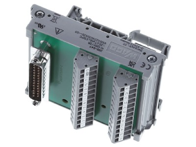 View up front WAGO 289-547 Terminal strip 25-p 2A 

