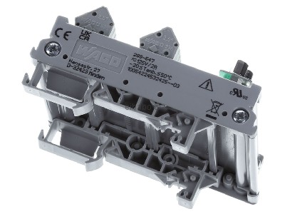 Top rear view WAGO 289-547 Terminal strip 25-p 2A 
