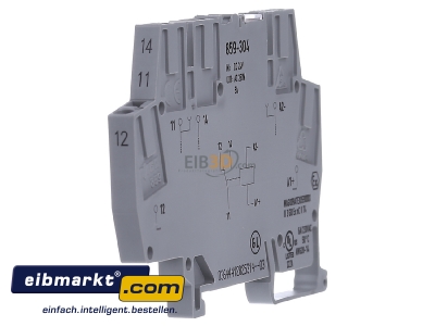 View on the right WAGO Kontakttechnik 859-304 Switching relay AC 24V DC 24V

