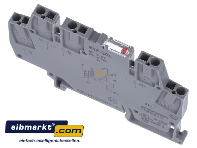 Top rear view WAGO Kontakttechnik 859-304 Switching relay AC 24V DC 24V
