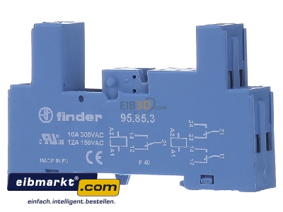 Front view Finder 95.85.3 Relay socket 8-pin

