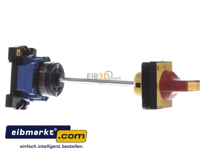Ansicht links Kraus&Naimer KG10A T203/65 VE Hauptschalter Not-Aus 20A,KW5,5,3pol. 