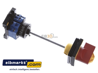 Ansicht oben links Kraus&Naimer KG10A T203/65 VE Hauptschalter Not-Aus 20A,KW5,5,3pol. 