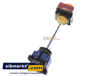 Ansicht oben hinten Kraus&Naimer KG10A T203/65 VE Hauptschalter Not-Aus 20A,KW5,5,3pol. 