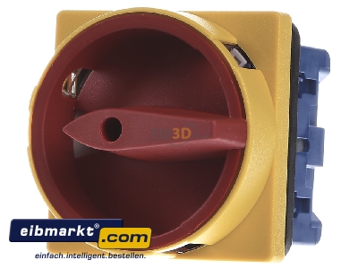 Frontansicht Kraus&Naimer KG20B T203/01 E Hauptschalter m.Not-Aus-Funktion 